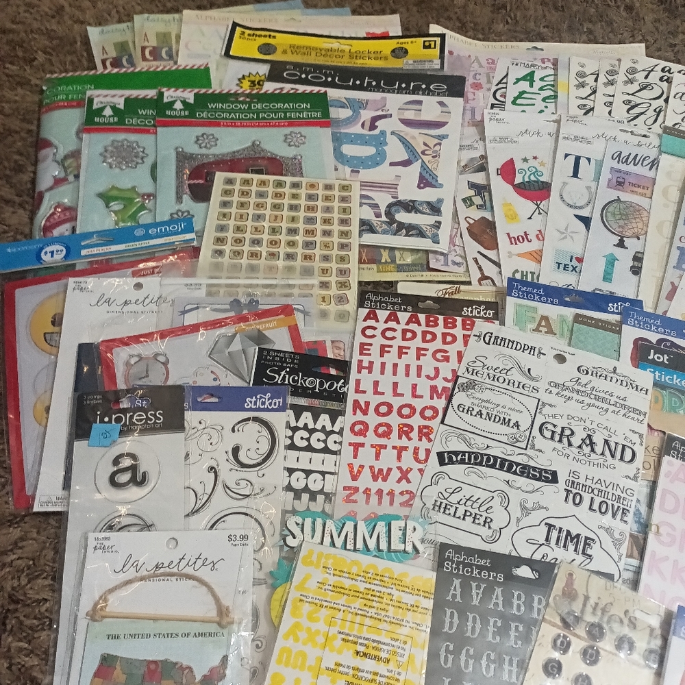 Over 300 packs of stickers. 200 are new